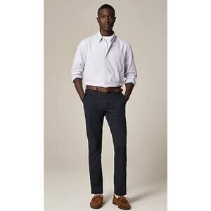 J.Crew 770 Straight-Fit Core Stretch Chino Pants Mens W36 L32 Blue AR886 Twill